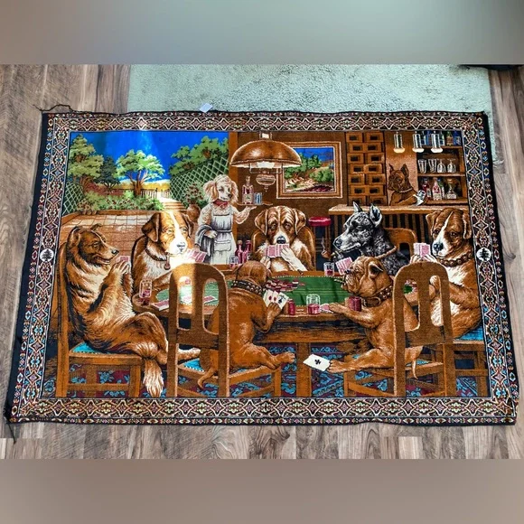 Wall Decor Dogs Playing Poker Tapestry Poshmark